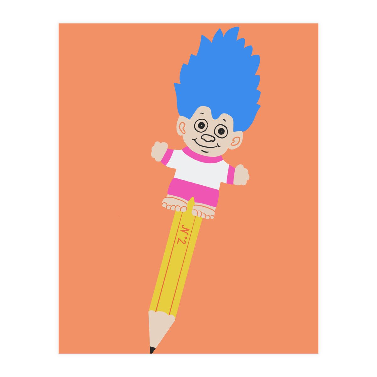 Troll Pencil Topper (Print Only)