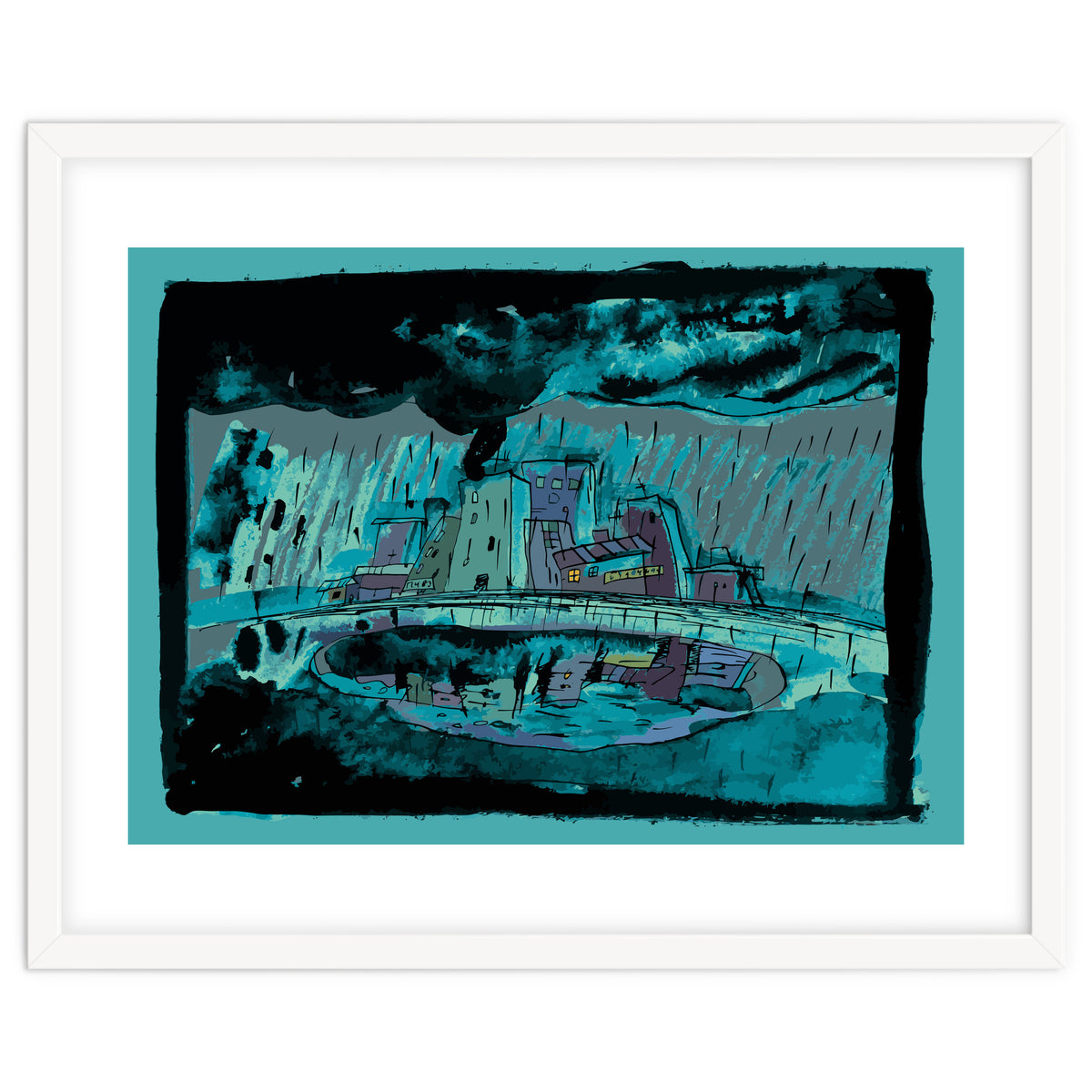 Autumn Rain in the Old City