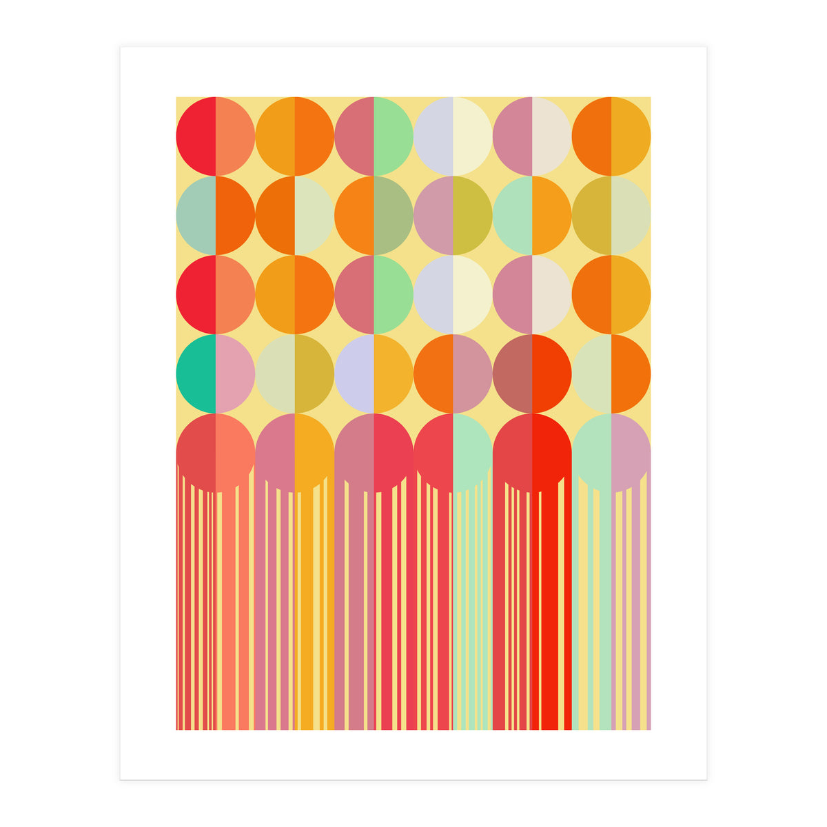 Pattern with circles I (Print Only)