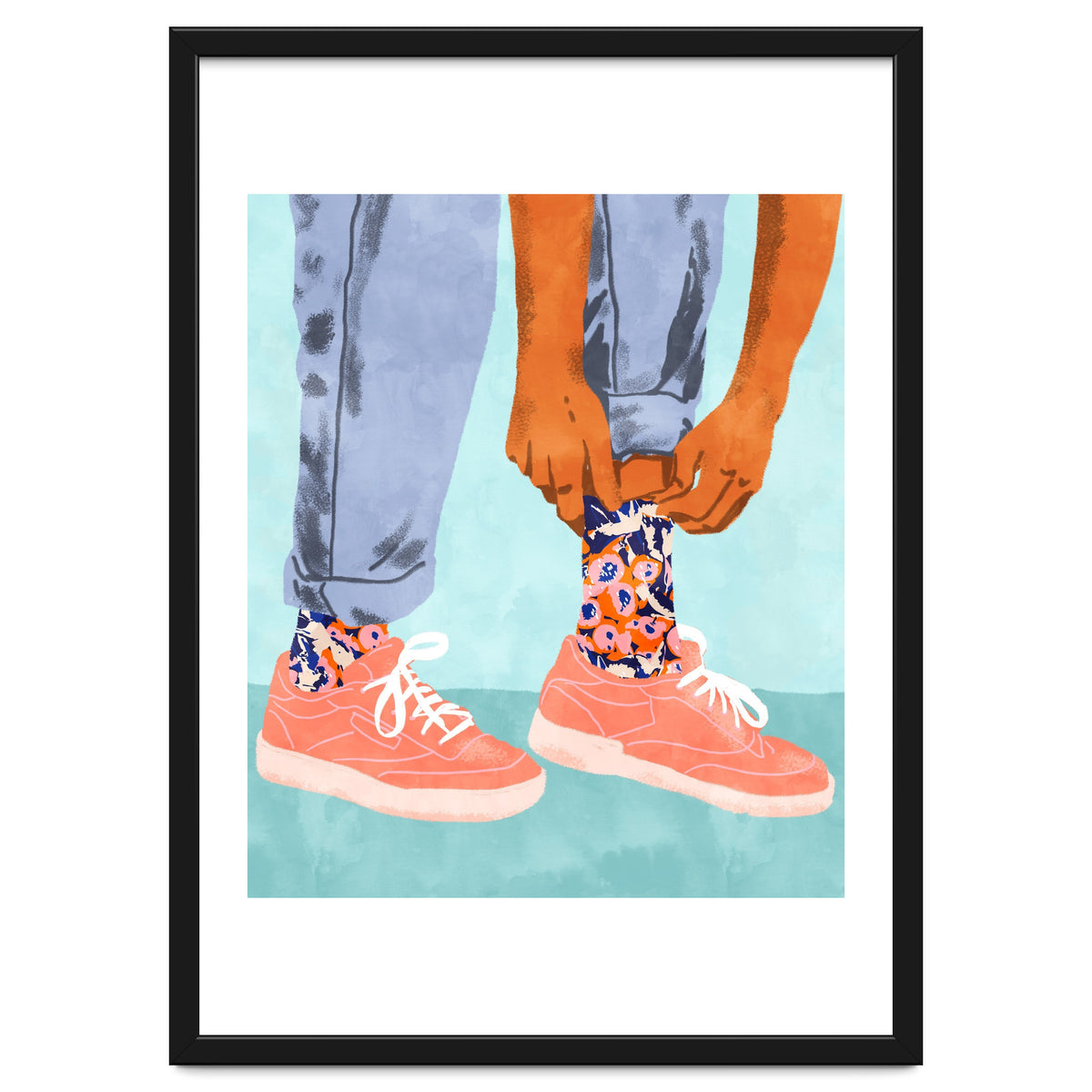 Pull Up Those Pretty Socks! | Optimism Hustle Positivity | Good Vibes Luck Po