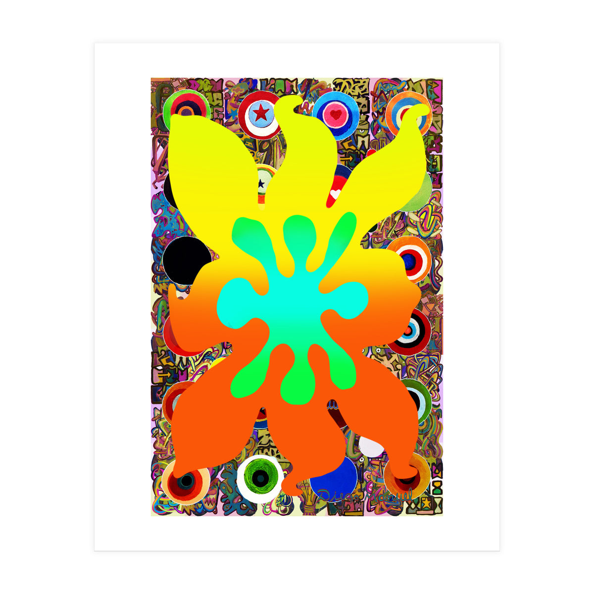 Fuego Y Graffiti 84 (Print Only)