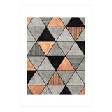 Concrete and Copper Triangles 2 (Print Only) thumbnail