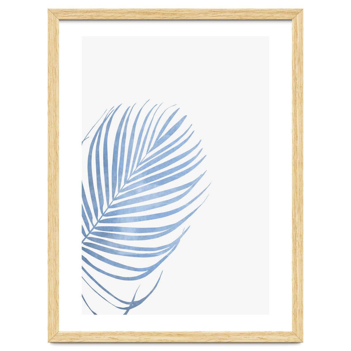 Blue Palm Leaf