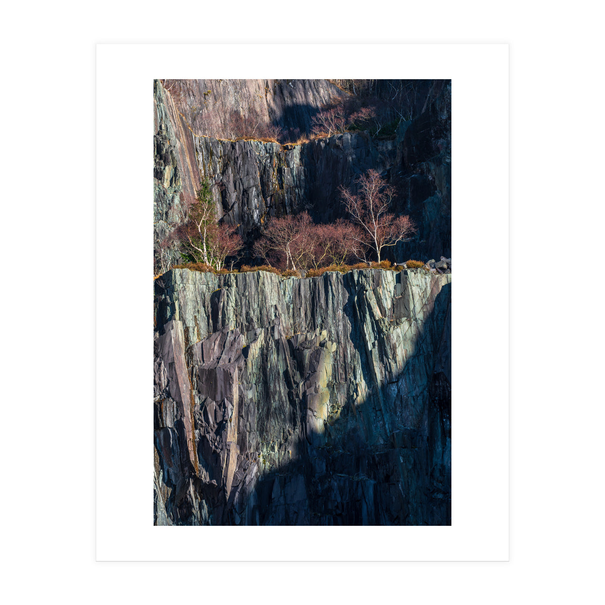 Dinorwic slate quarries in Llanberis, Wales, 1. (Print Only)