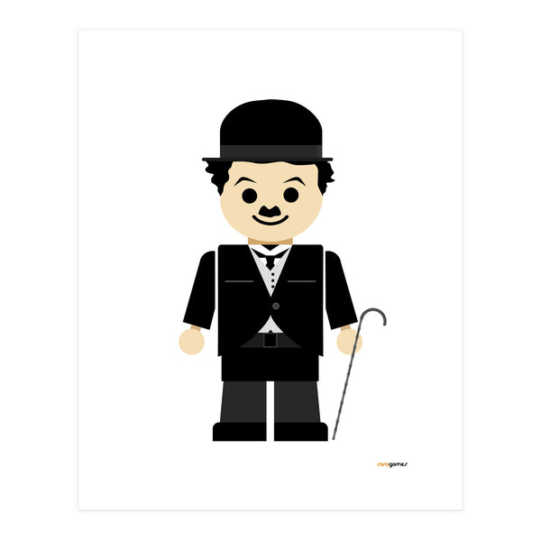 Charles Chaplin Toy (Print Only)