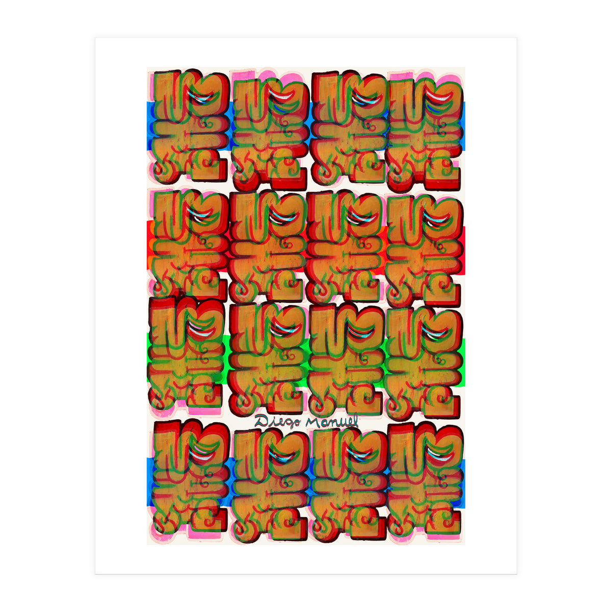 Graffitis 2021 Tapiz 131 (Print Only)