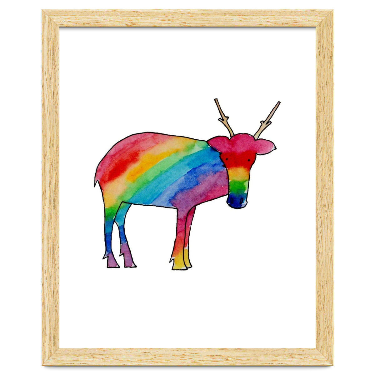 Rainbow reindeer