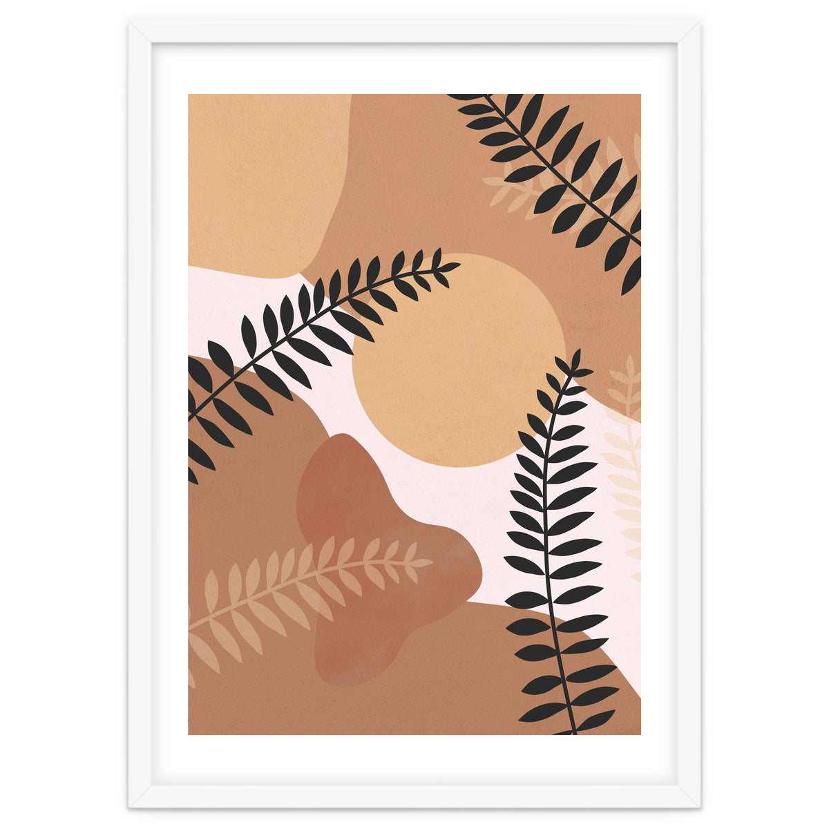 Boho Fern Leaves
