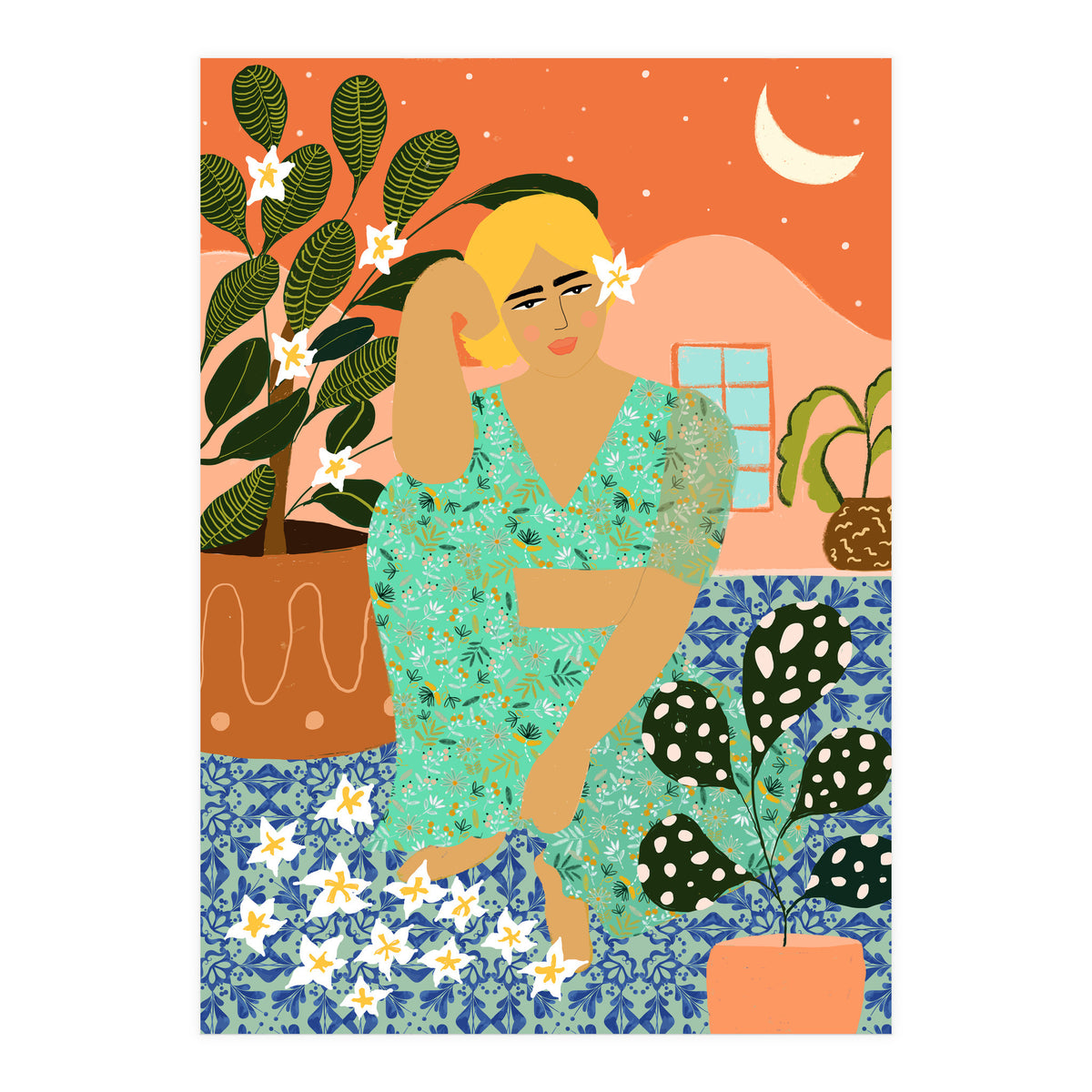 Flower Collector (Print Only)