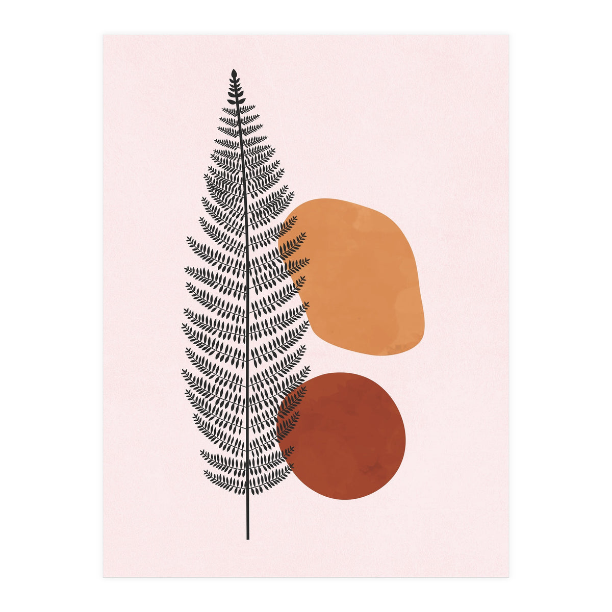 Fern Botanical Nordic Scandinavian Modern (Print Only)