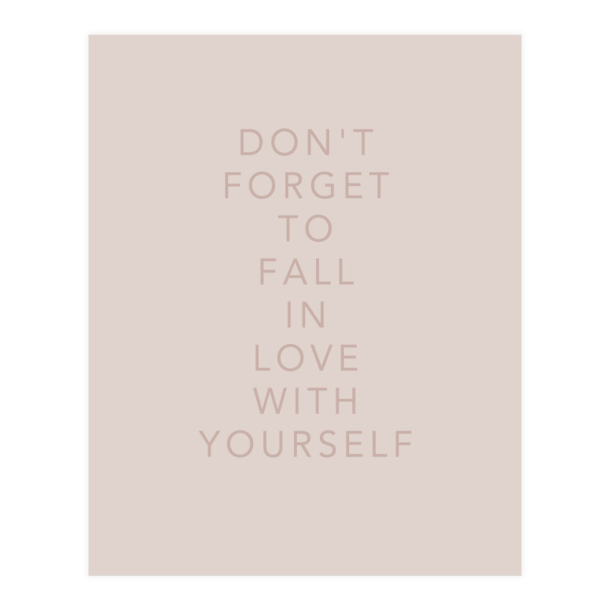 YOURSELF (Print Only)