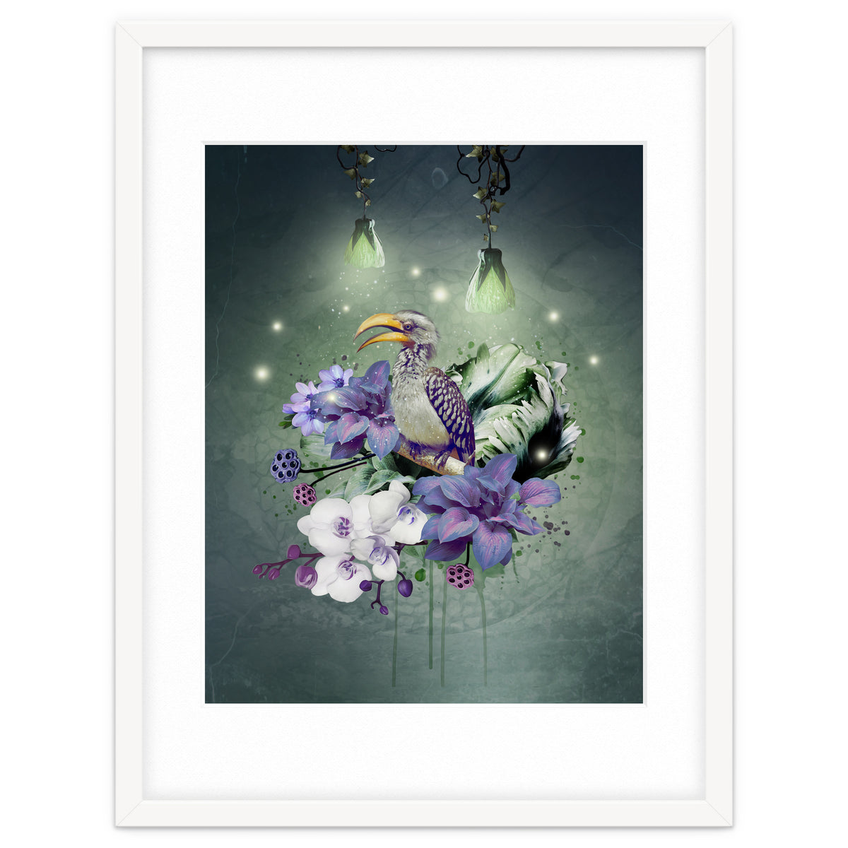 Floral Magic Hornbill