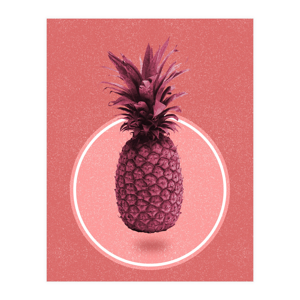 Purple Floating Pineapple  (Print Only)