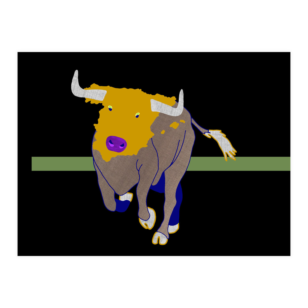 Spanish Bull (Print Only)
