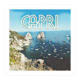 Capri, Italy Vintage Island (Print Only) thumbnail
