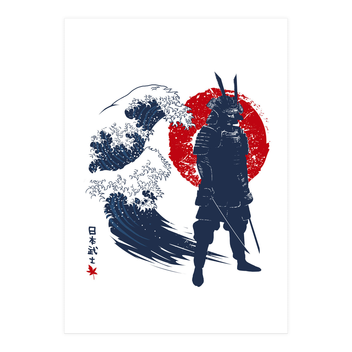 The Wave samurai (Print Only)