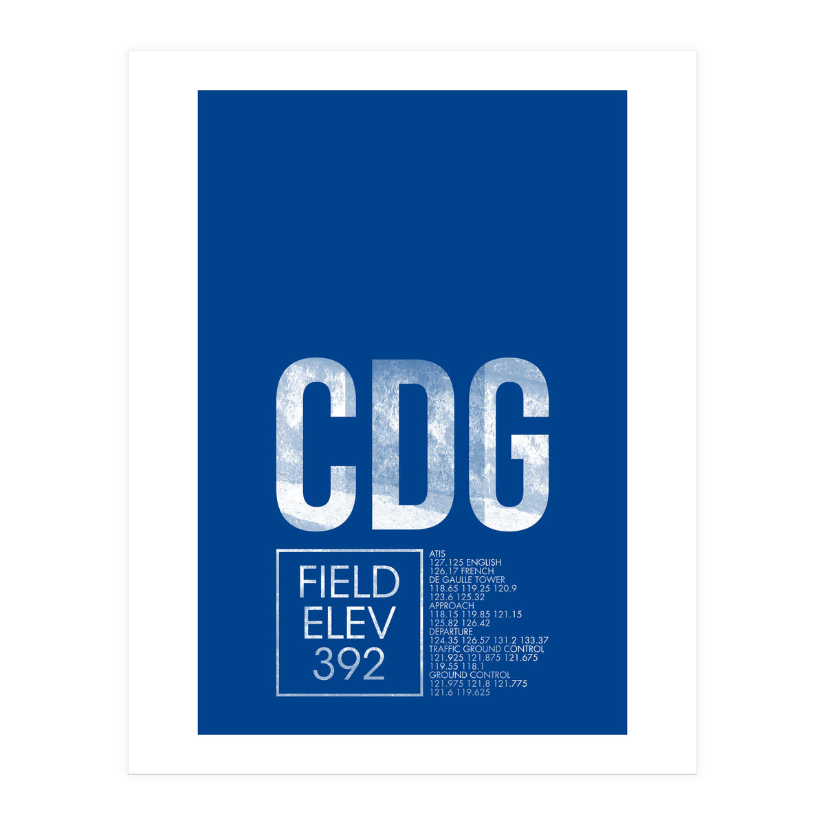 Paris CDG Atc (Print Only)