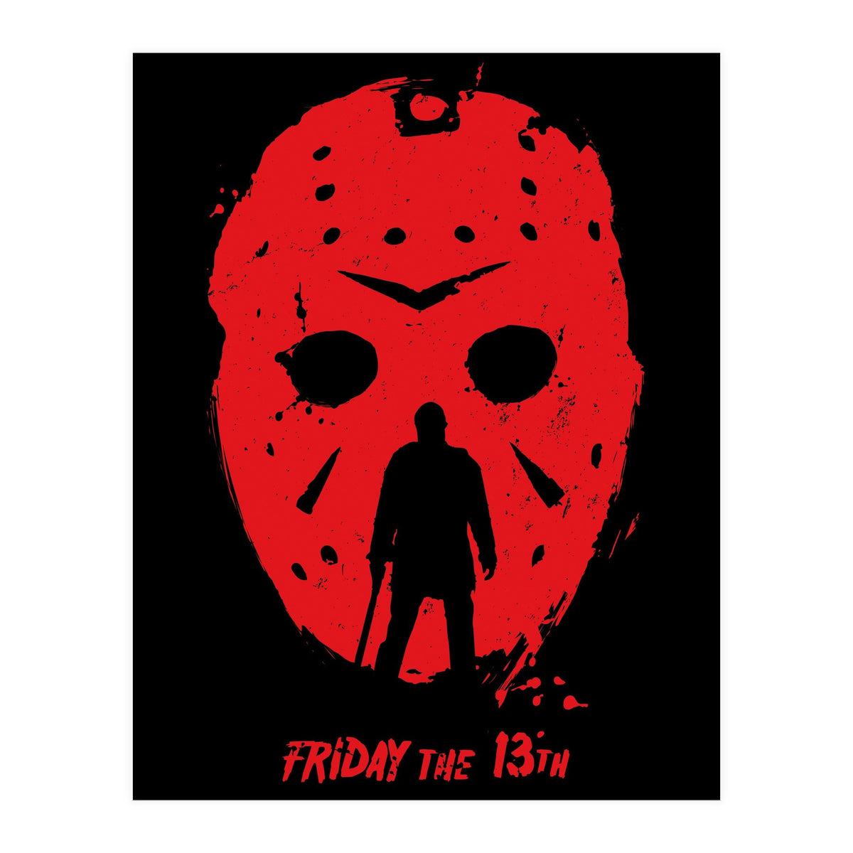 Friday the 13th movie poster (Print Only)
