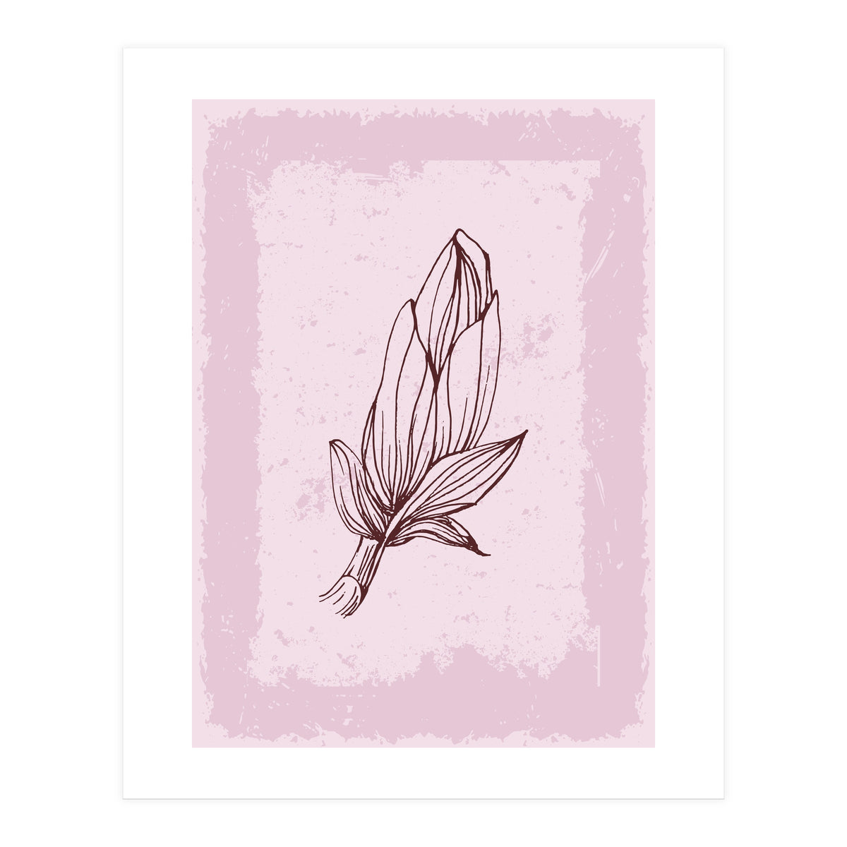 Magnolia Simple Minimal Boho - Botanical Leaves (Print Only)