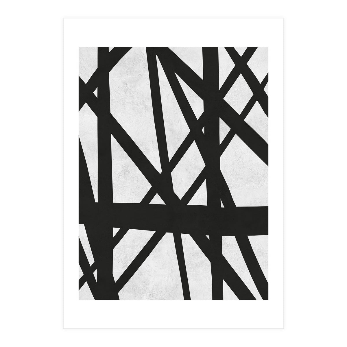 Expressionist black and white III (Print Only)
