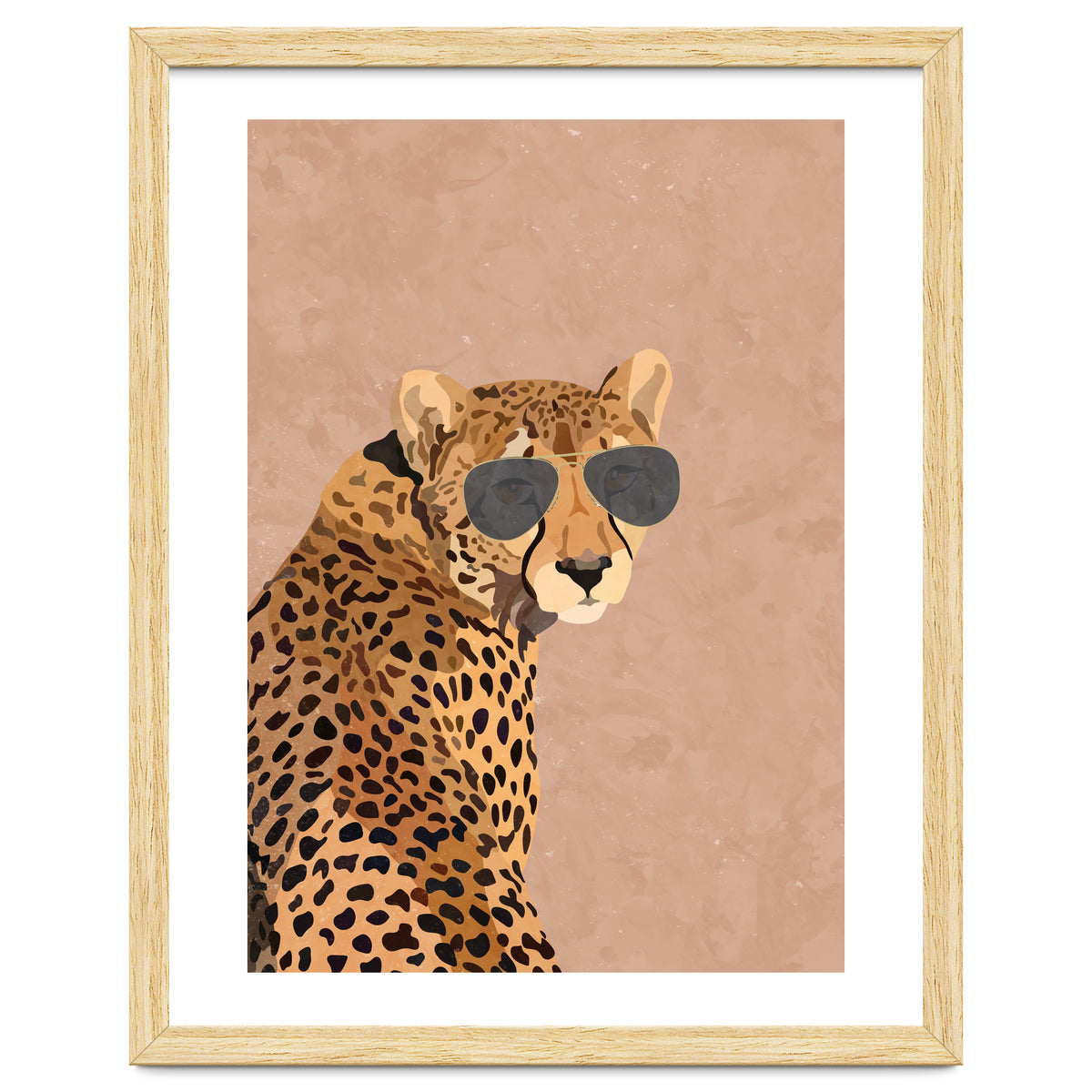 Cool Cheetah Beige and Brown