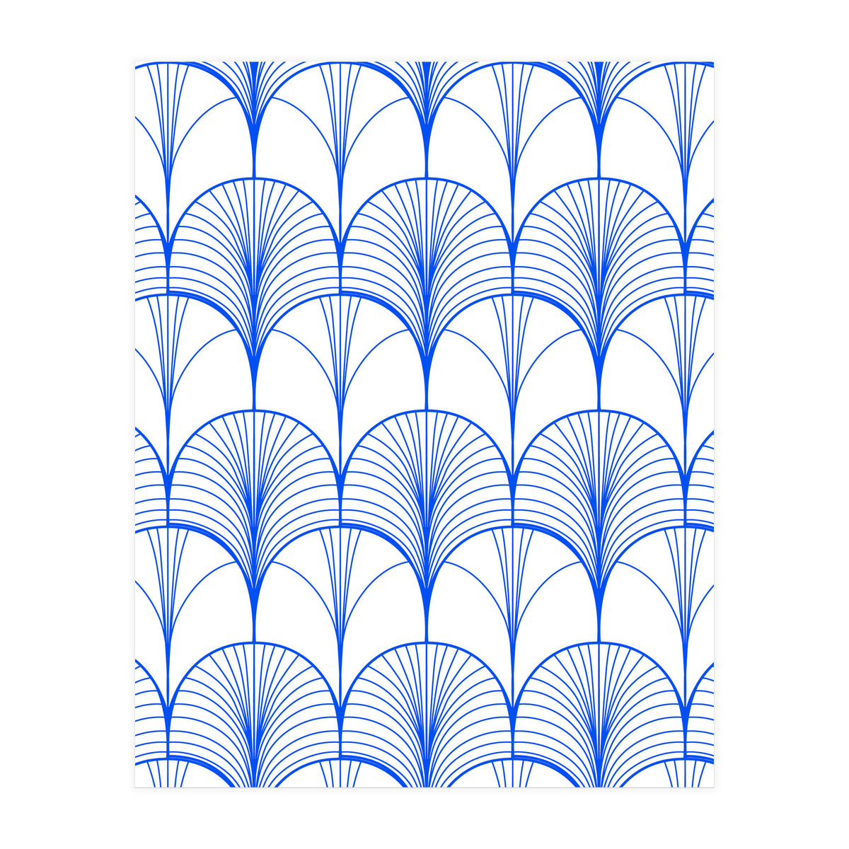 Art Deco Blue (Print Only)