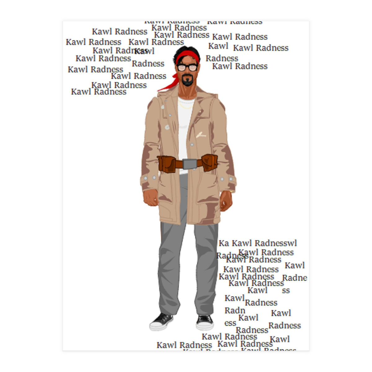 Lover Bul Genius born wit & (Kawl Radness) !!! (Print Only)