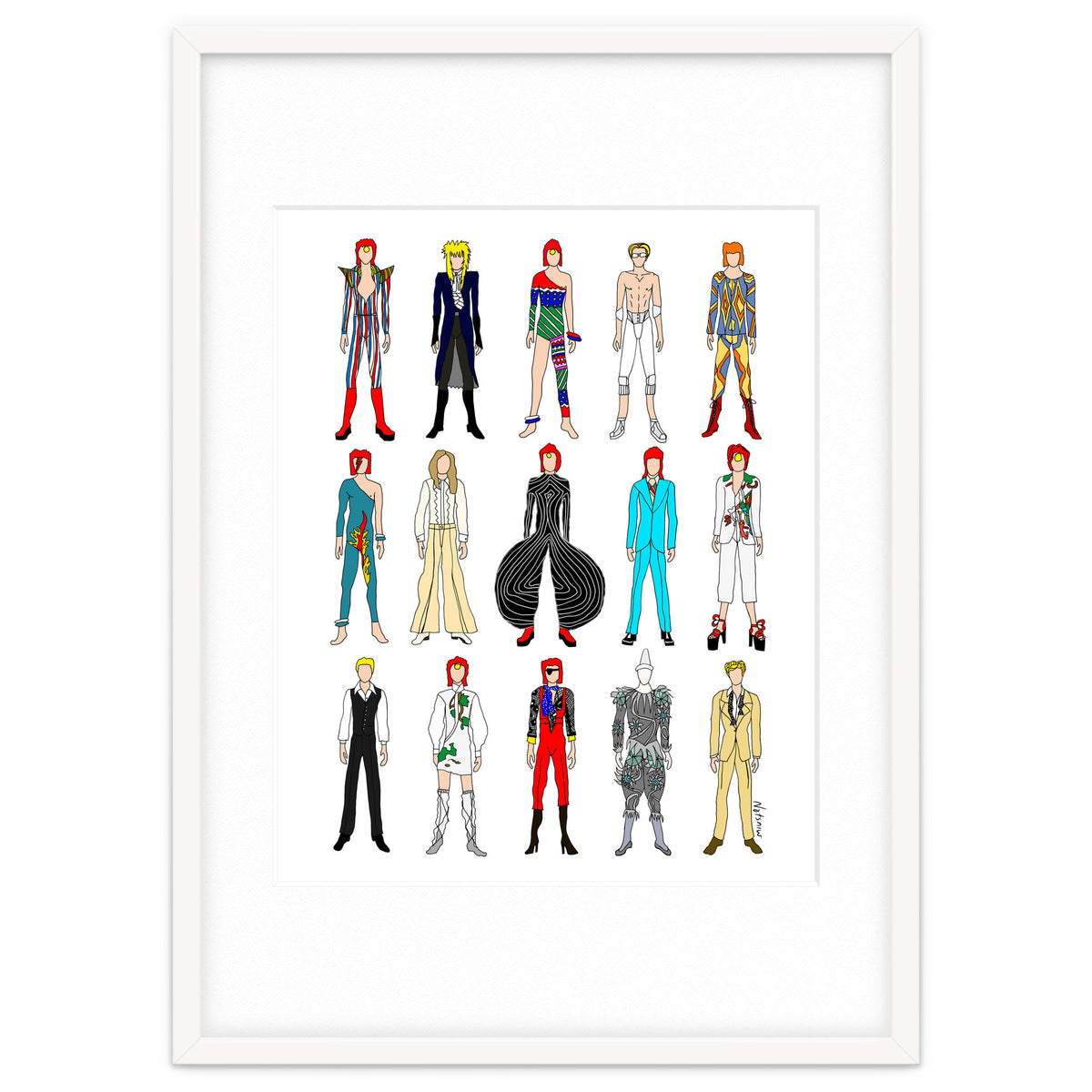 Outfits of Bowie Fashion