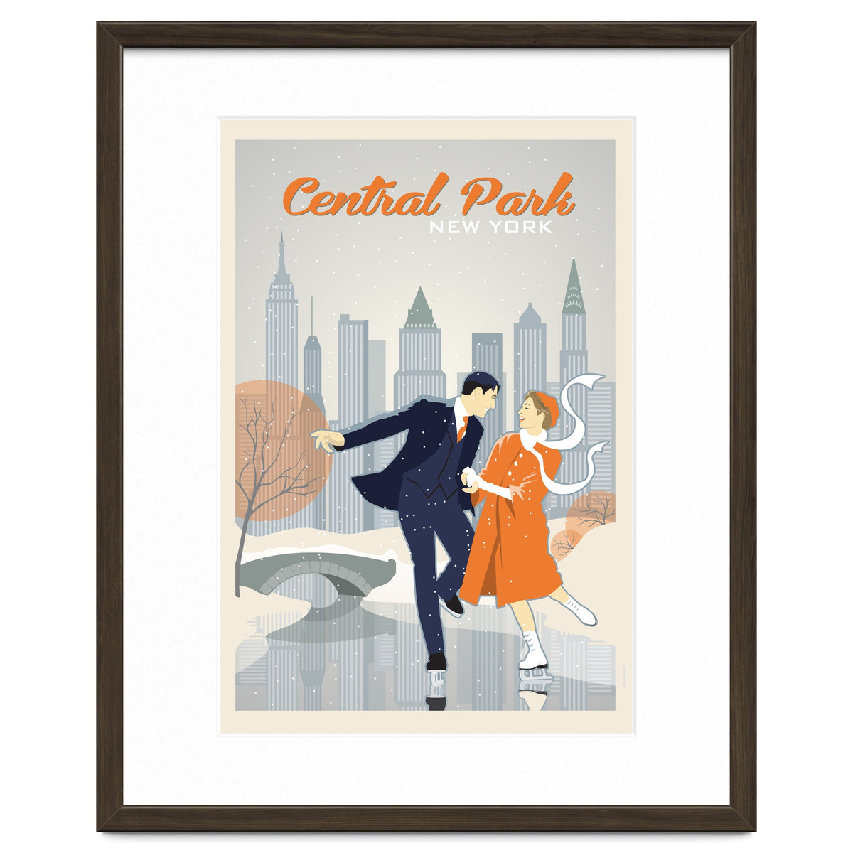 Skating in Central Park