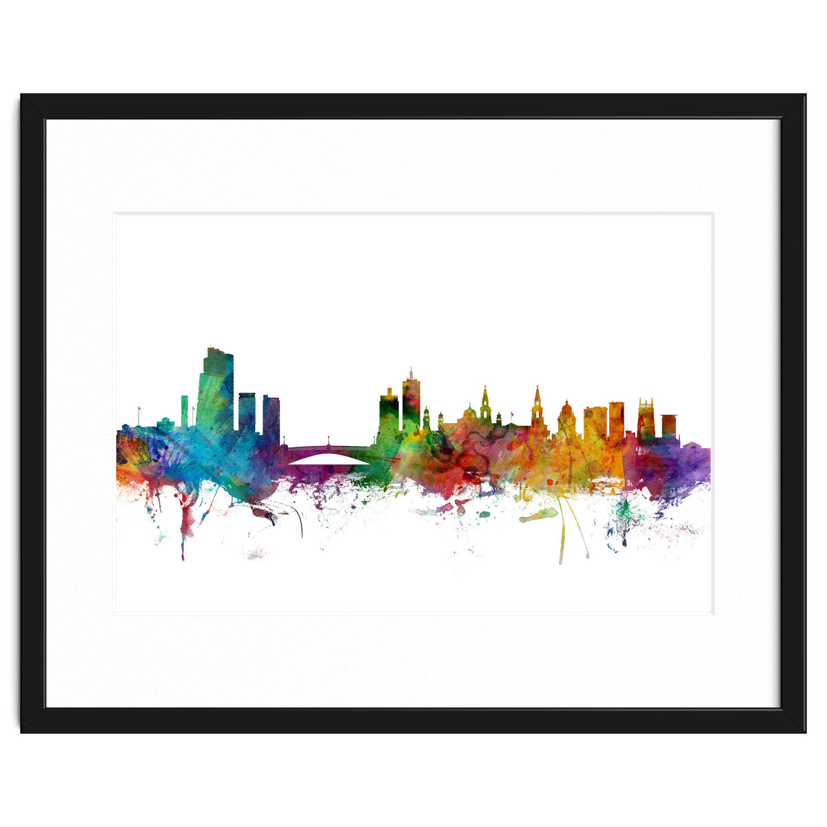 Leeds England Skyline