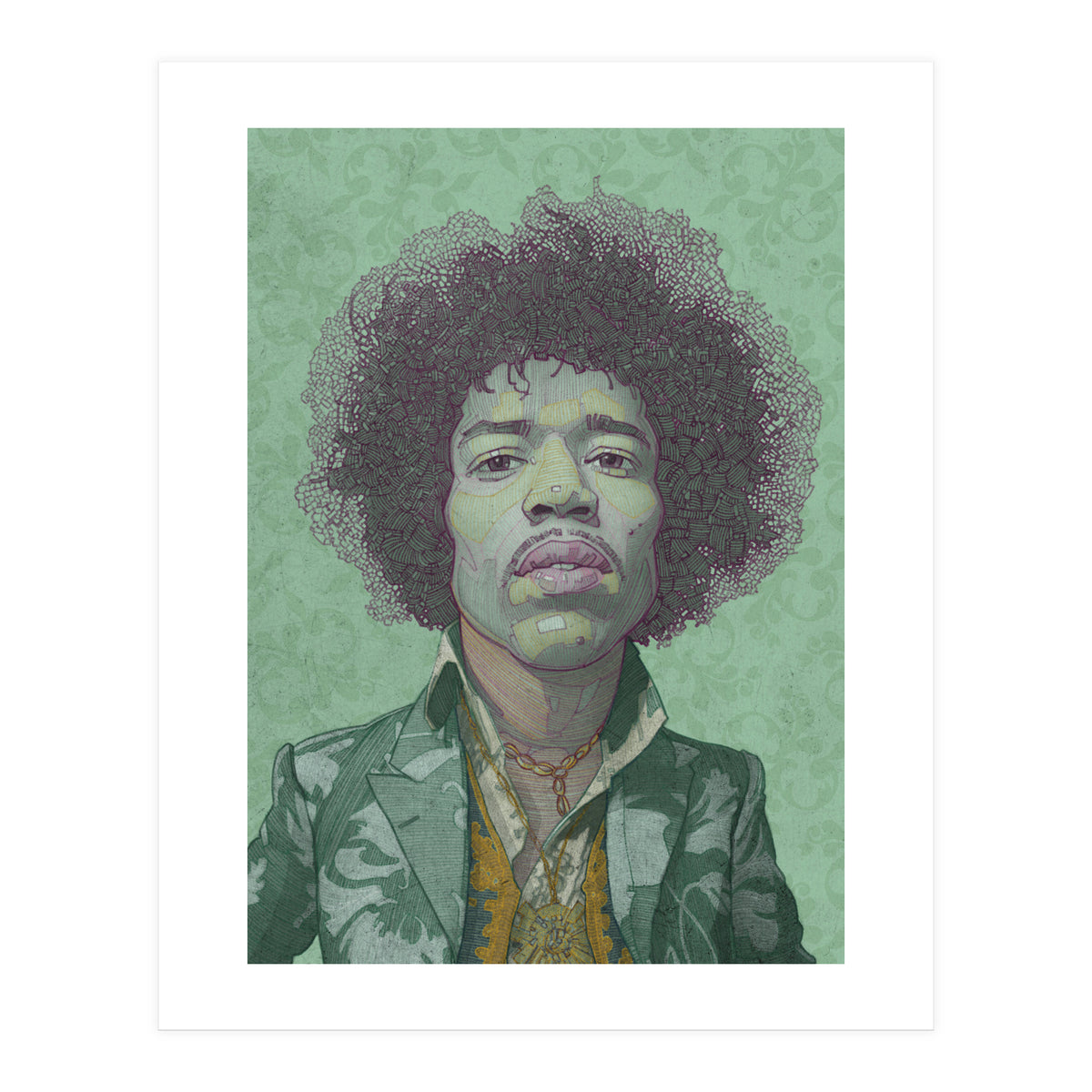 Hendrix Illustration (Print Only)