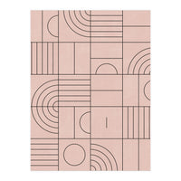 My Favorite Geometric Patterns No.20 - Pale Pink (Print Only)