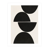 ABSTRACT AND GEOMETRIC SHAPES 04BW (Print Only) thumbnail