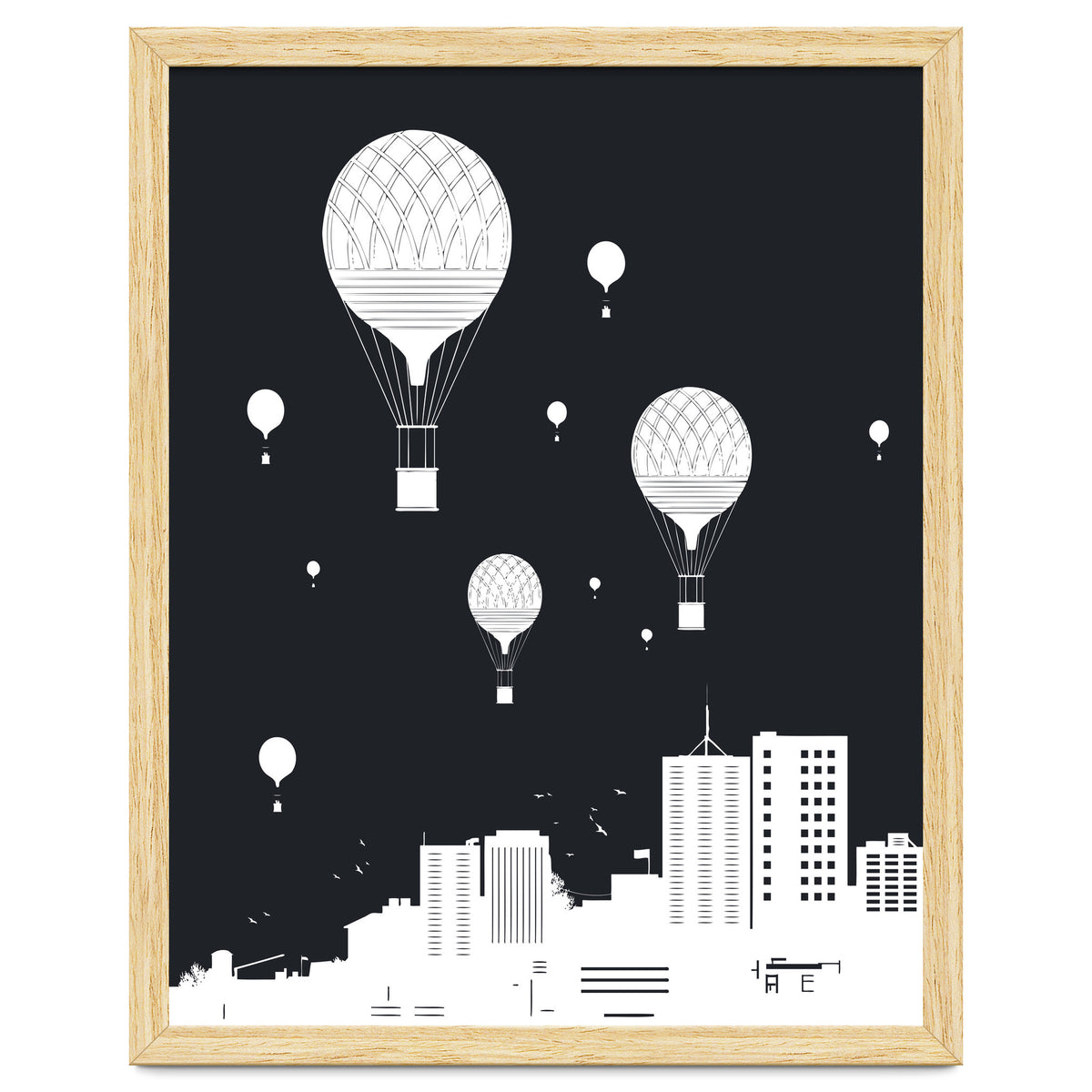 Balloons And The City (dark version)