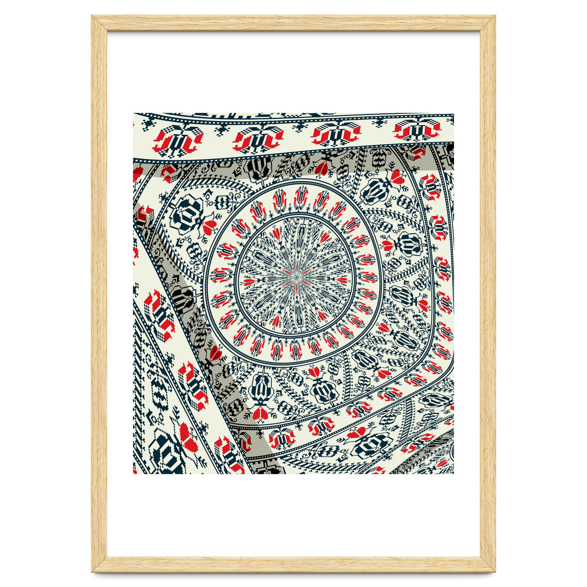 Romanian embroidery background 5