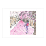 Cherry Blossom Flurry (Print Only) thumbnail