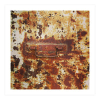 Rusty metal door (Print Only)
