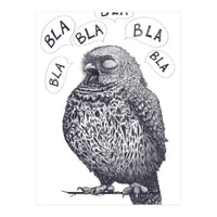 Owl Bla Bla Bla (Print Only)