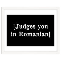 Judges You In Romanian