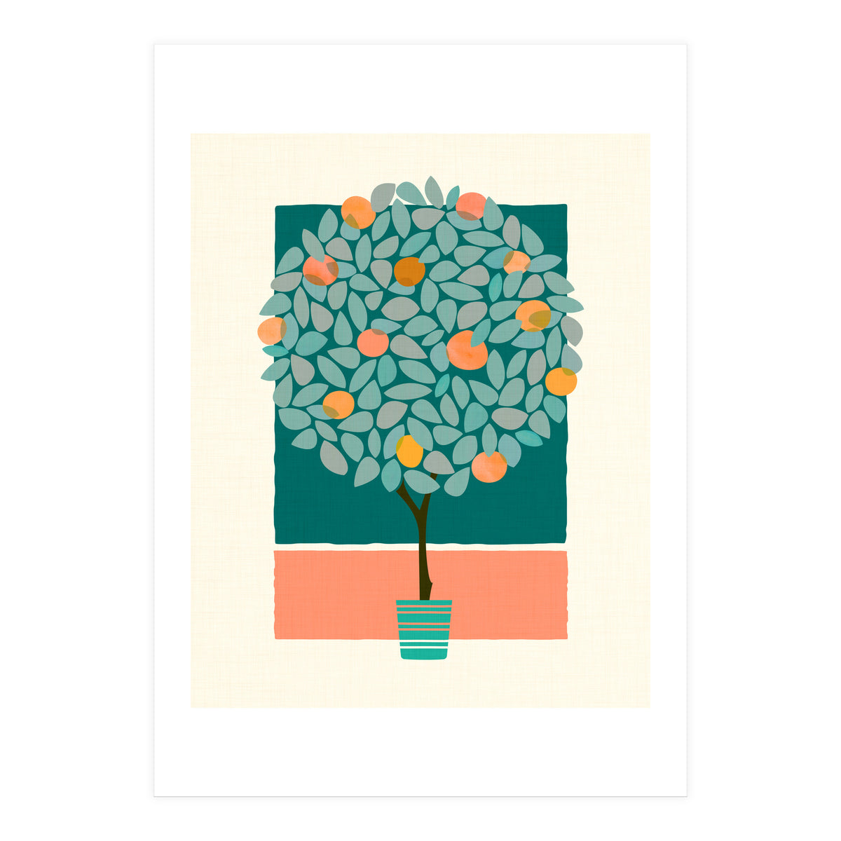 Fruit Tree Topiary (Print Only)