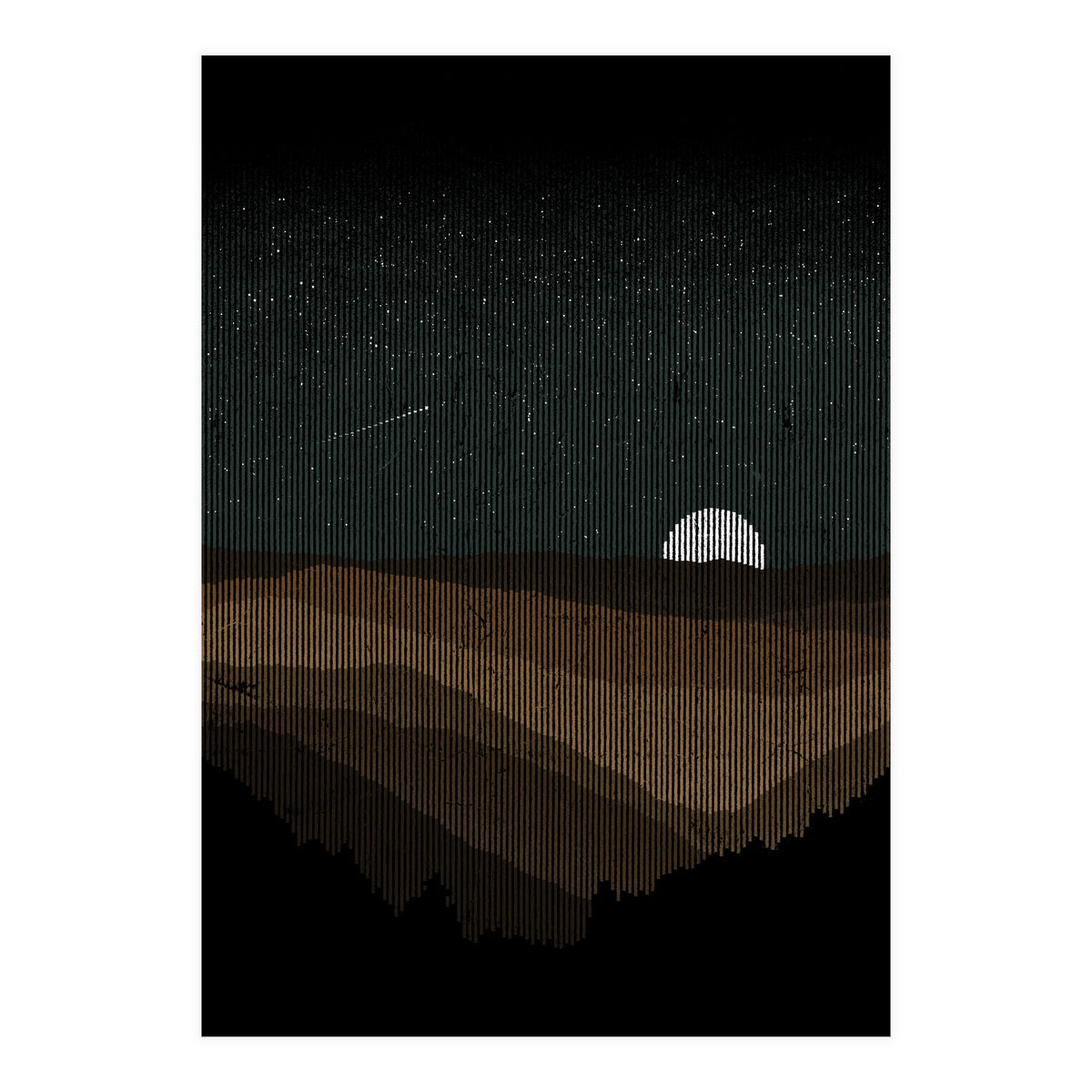 Moonrise (Sepia) (Print Only)