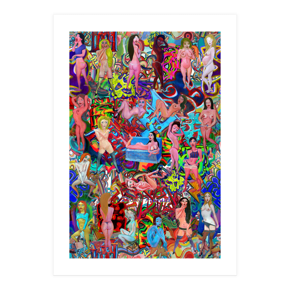 Chicas 3d 4 (Print Only)