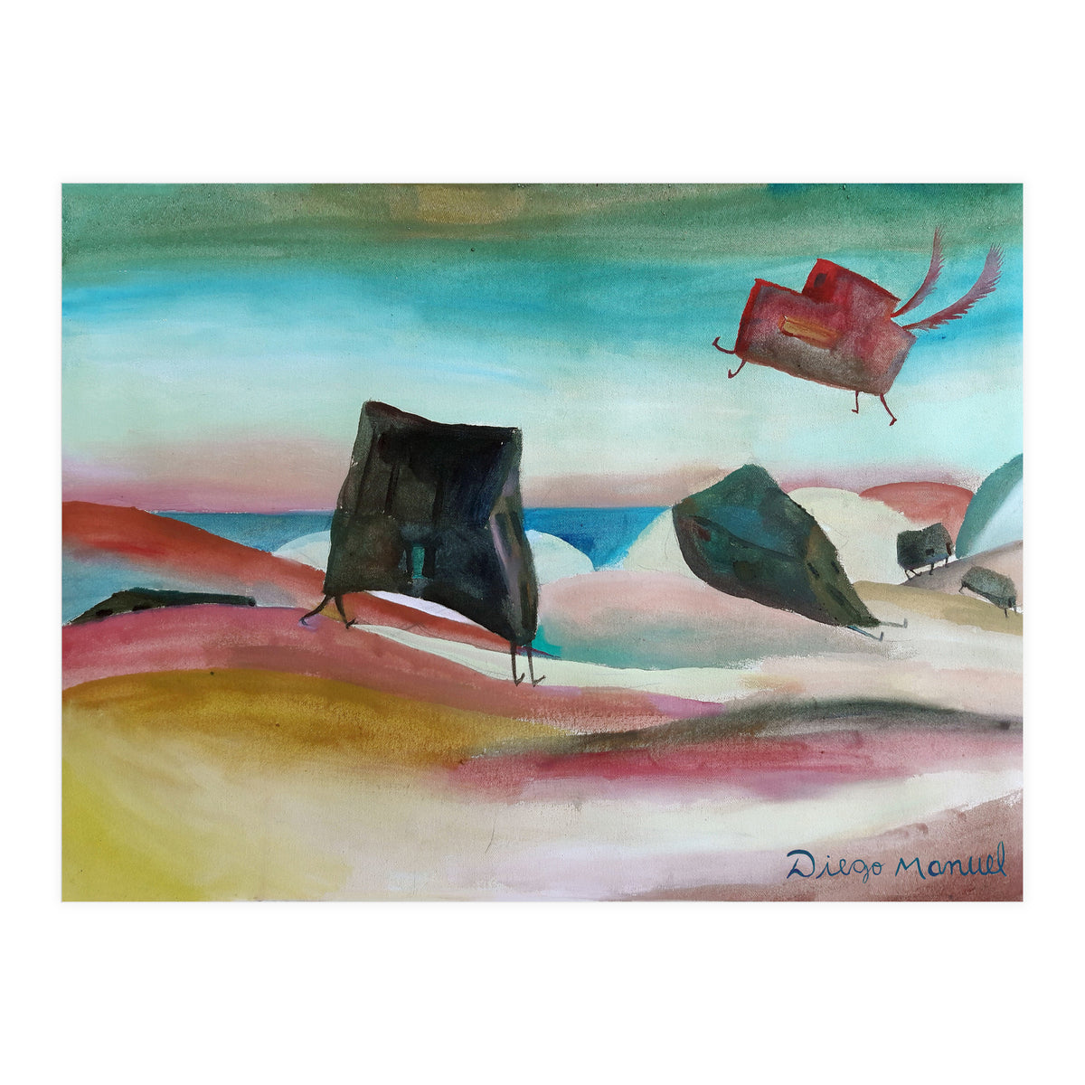 Casitas De Cabo Polonio (Print Only)