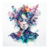 Watercolor Tropical Woman #16 (Print Only) thumbnail