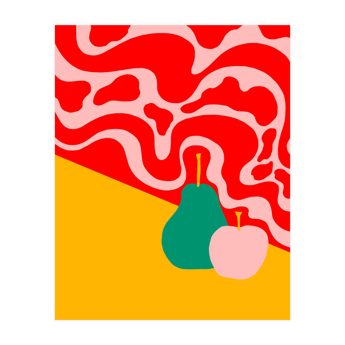 apple and pear (Print Only)