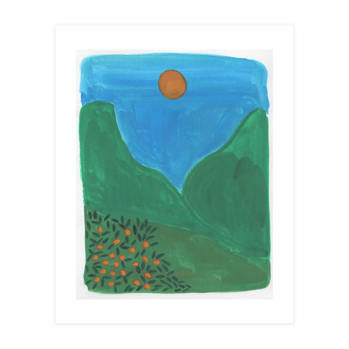 Oranges Field (Print Only)