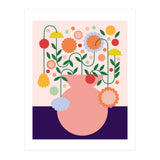 Happy flower jar (Print Only) thumbnail