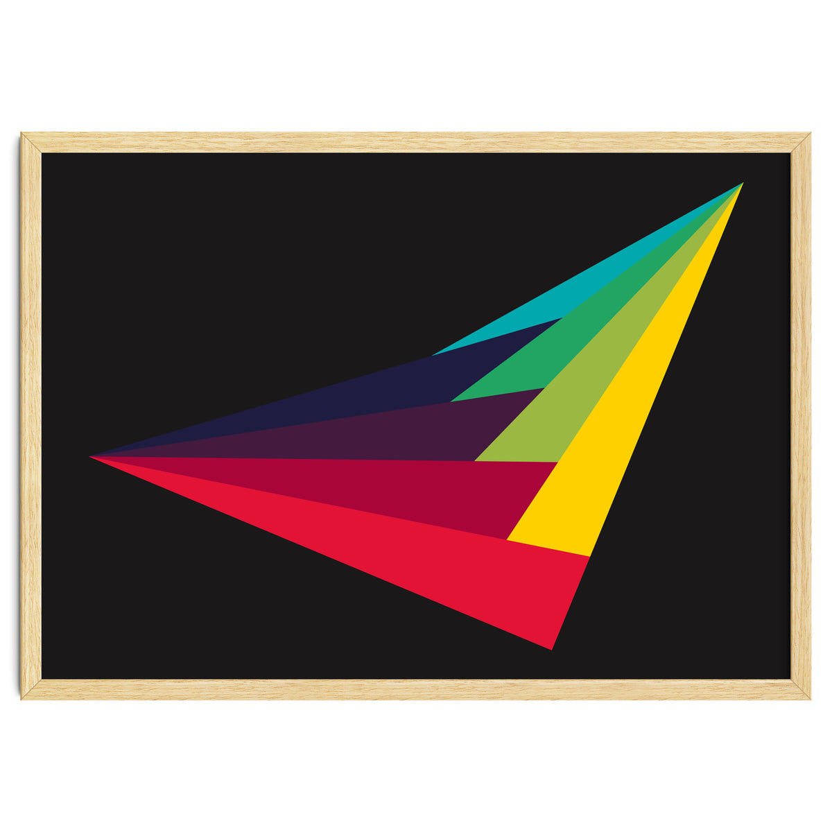 Geometric Shapes No. 40 - rainbow