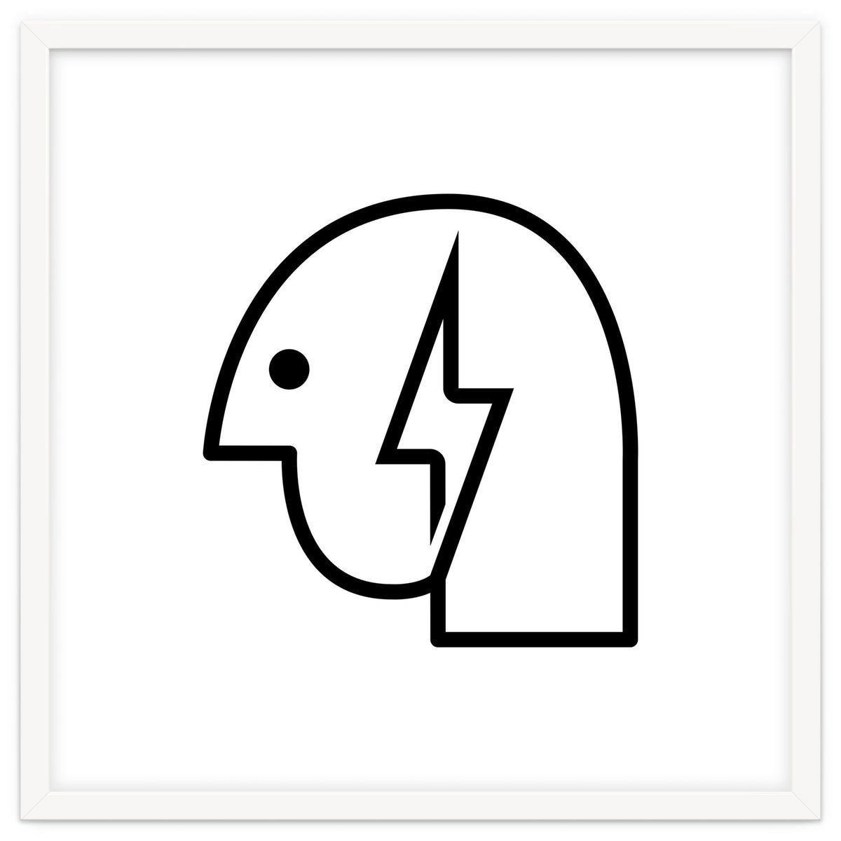 Head Lightning_White