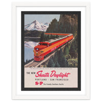 The New Shasta Daylight Train Advertisement